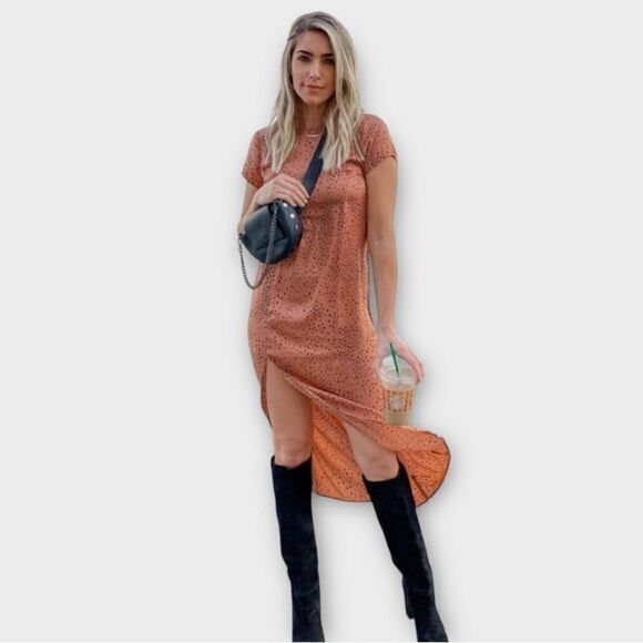 Anthropologie Saltwater Luxe Skye Midi Dress in Sienna Women’s Size M NWT - Picture 1 of 13
